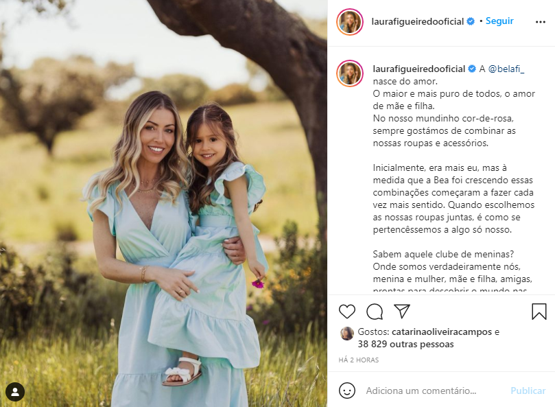 Filha De Laura Figueiredo E Mickael Carreira Recebe Elogios Nunca