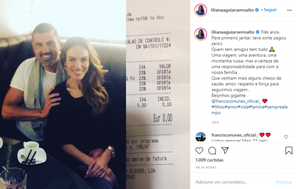 Liliana Aguiar Celebra Tres Anos De Relacao Com O Marido Francisco Nunes